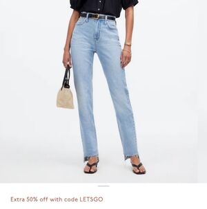 Madewell High Rise Light Blue Jeans